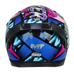 Casco integral MT Braker 2 Fury Fucsia Morado