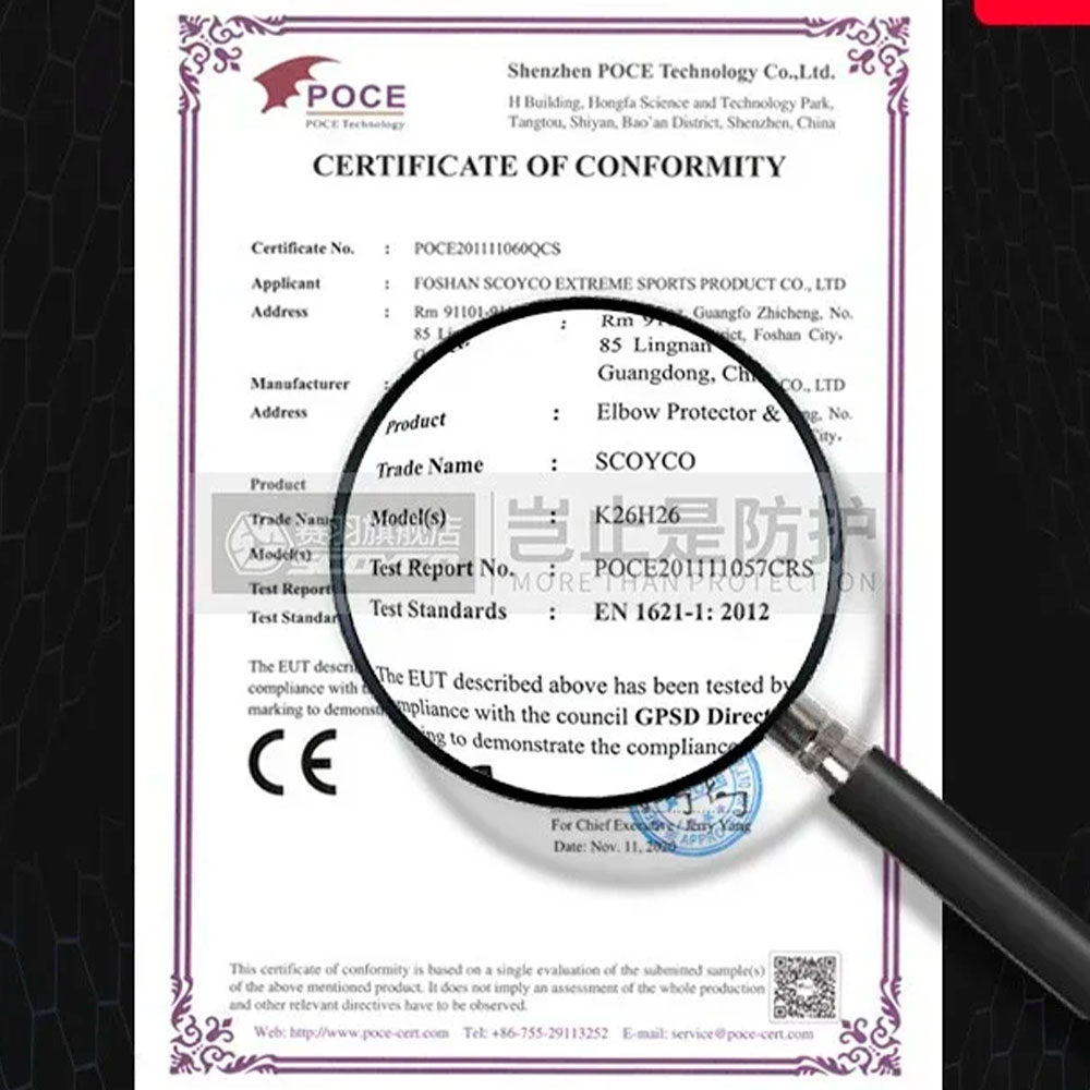 Combo Rodilleras y coderas Certificadas Scoyco K26 + Guantes Certificados scoyco Mc122