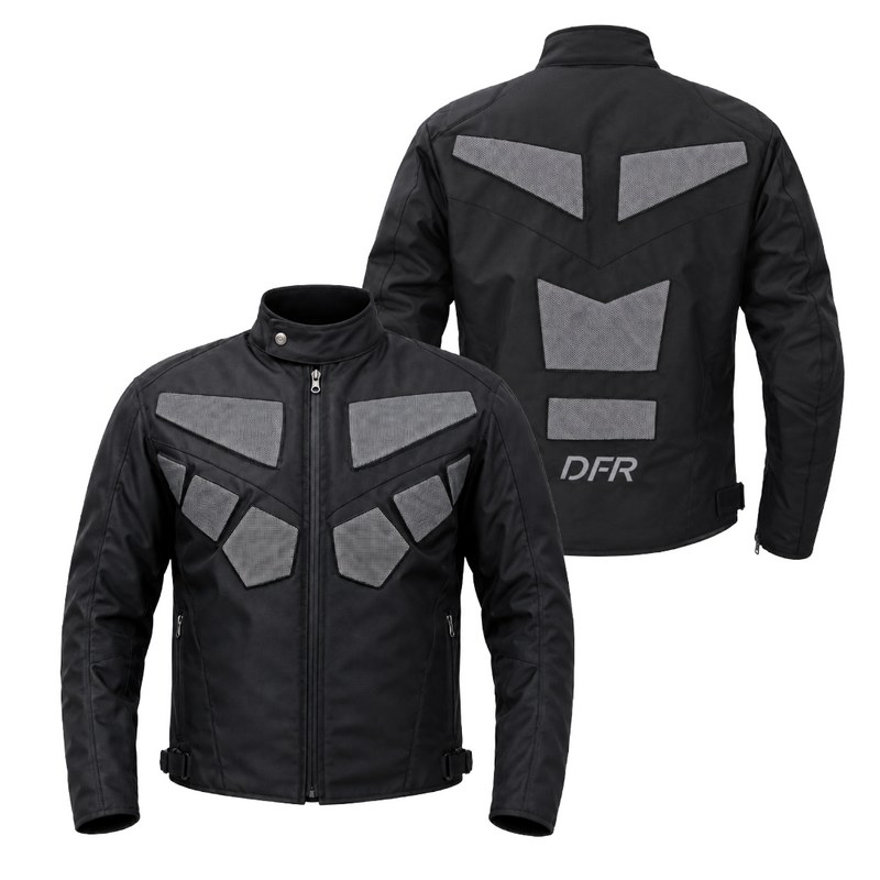 Chaqueta para moto DRF Urban Lite Reflex Negra