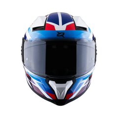 Casco Integral X-Sports Helios Circuit Azul rojo Blanco