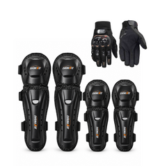 Combo Rodilleras + Coderas Everesst 631 + Guantes de protección
