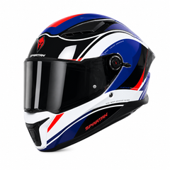 Casco integral Spartan Panther SV Curve Road + Visor negro