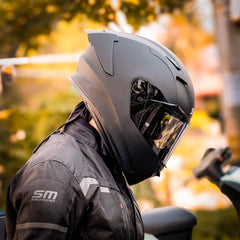 Casco integral SMK Stellar Solid Negro Mate