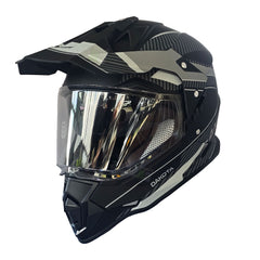 Casco multipropósito AMX Dakota Gris Mate + Visor negro