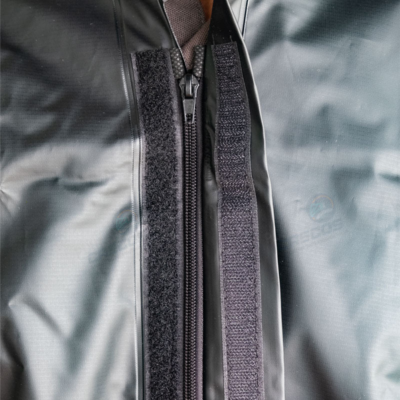 Traje Impermeable PVC Vulcanizado Femenino Fucsia