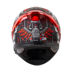 Casco Integral Shaft Pro 612DV Faraón Rojo Gris