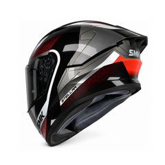Casco integral SMK Stellar Flight Rojo Oscuro Glossy