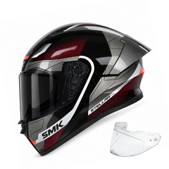 Casco integral SMK Stellar Flight Rojo Oscuro Glossy