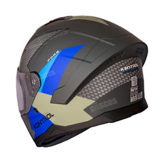 Casco Integral KNT M78 Forz Azul