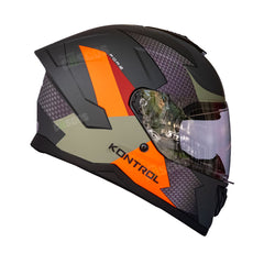 Casco Integral KNT M78 Forz Naranja