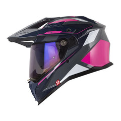 Casco multipropósito Shaft Pro MX400DV Frontier Blanco Fucsia
