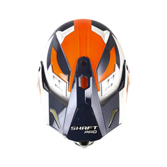 Casco multipropósito Shaft Pro MX400DV Frontier Naranja Blanco