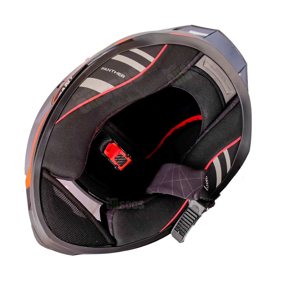Casco integral Spartan Panther SV Tribute Turquesa