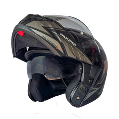 Casco Abatible KNT Trooper QRS Gris