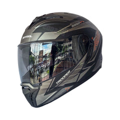 Casco Abatible KNT Trooper QRS Gris