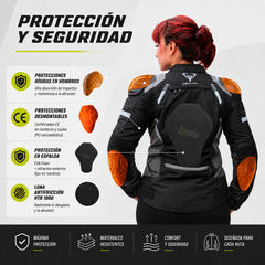 Chaqueta protección Mujer Giacomo Hard Racer 2.0