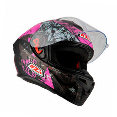 Casco Integral NZI Jungle Fucsia