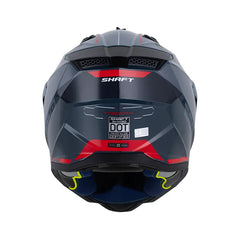 Casco multipropósito Shaft MX360  Kosh Gris Rojo Brillo