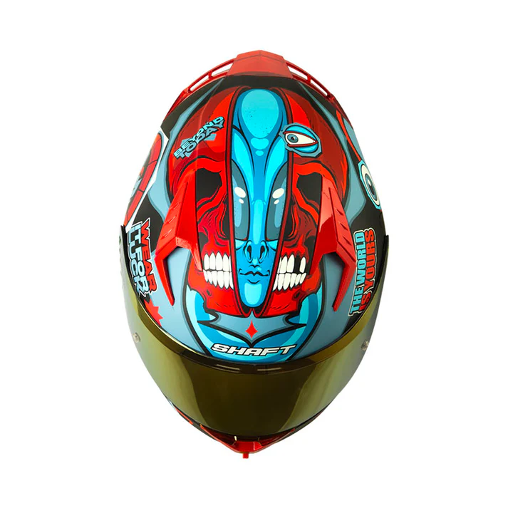 Casco Integral Shaft 526 Lucky Rojo