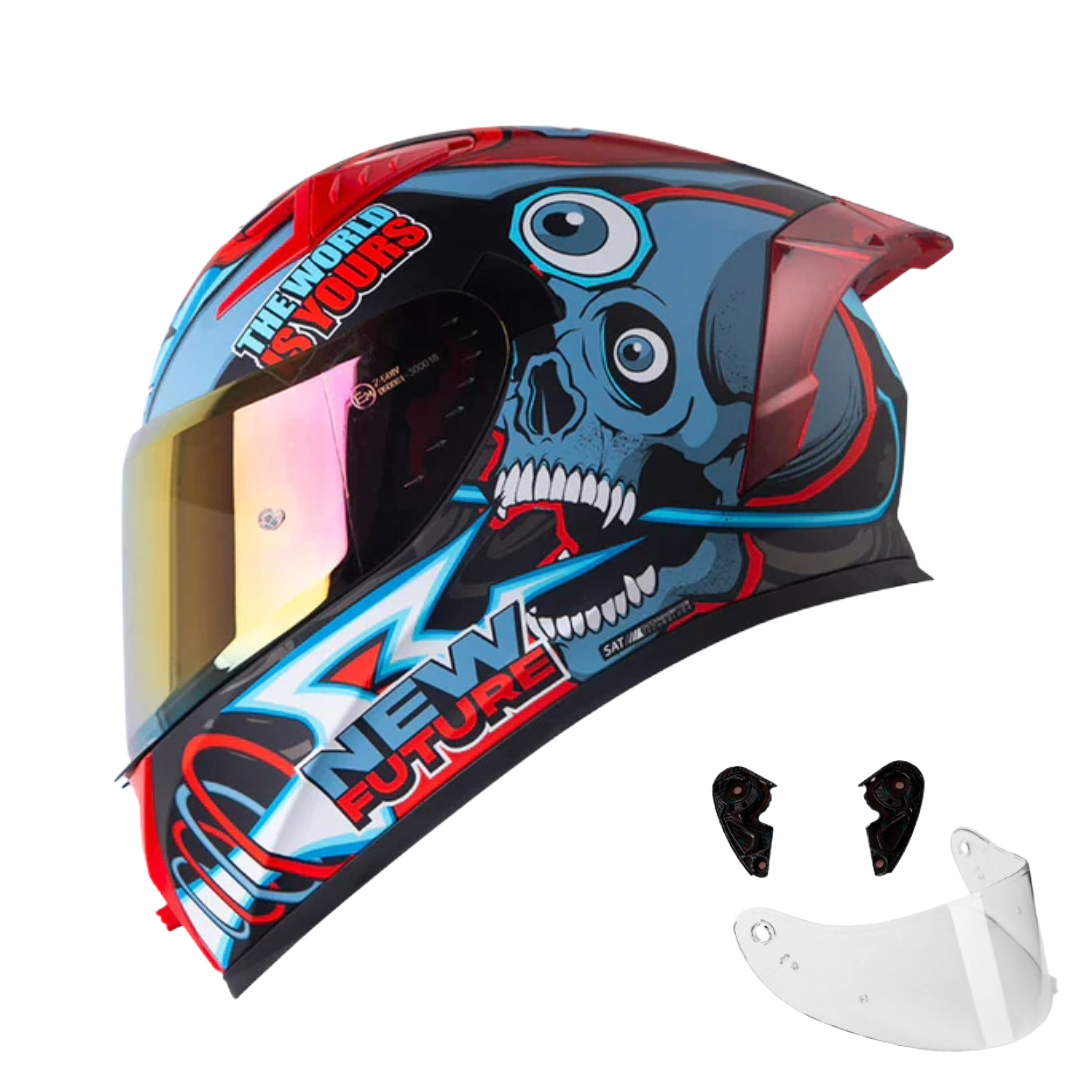 Casco Integral Shaft 526 Lucky Rojo