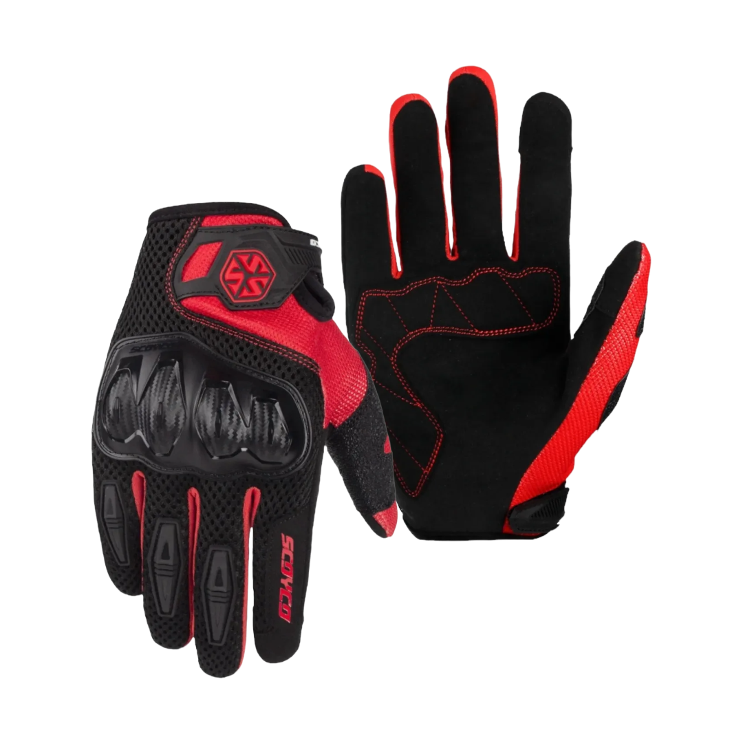Guantes de protección táctil Scoyco MC151 Negro