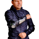 Combo Protector de espalda +Rodilleras + Coderas Metalicas GX + Guantes