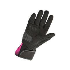 Guantes Mujer de Protección Moto caña larga Spartan Mugello Fucsia