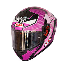 Casco Integral NZI One n one Fucsia Brillo