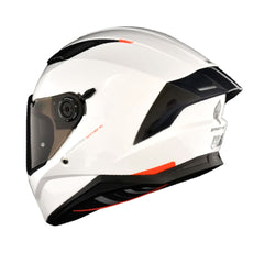 Casco integral Spartan Panther SV Solid Blanco + Visor Humo