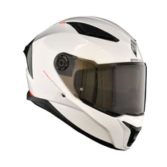 Casco integral Spartan Panther SV Solid Blanco + Visor Humo