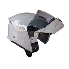 Casco Abatible KNT Trooper Ventura Gris Claro