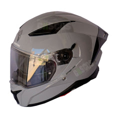 Casco integral Spartan Panther SV Solid Gris Claro