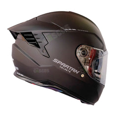 Casco integral Spartan Hawk SV Solid Negro
