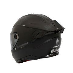 Casco integral Spartan Hawk SV Solid Negro + Visor humo