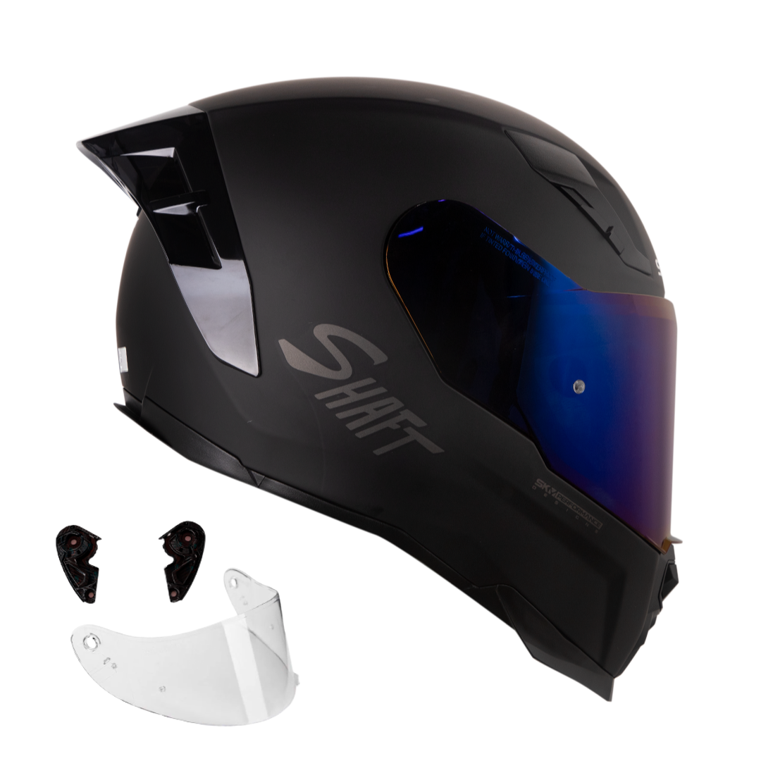 Casco Integral Shaft 562R Solid Negro Gris