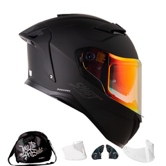 Casco Integral Shaft Pro 606SP Solid Negro