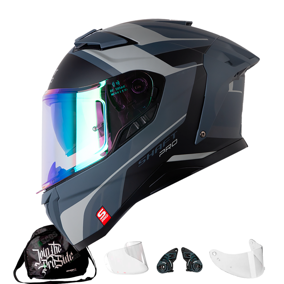 Casco Integral Shaft Pro 606SP Clowky Gris