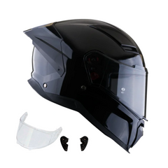 Casco Integral X-Sports Helios Solid Negro Brillo
