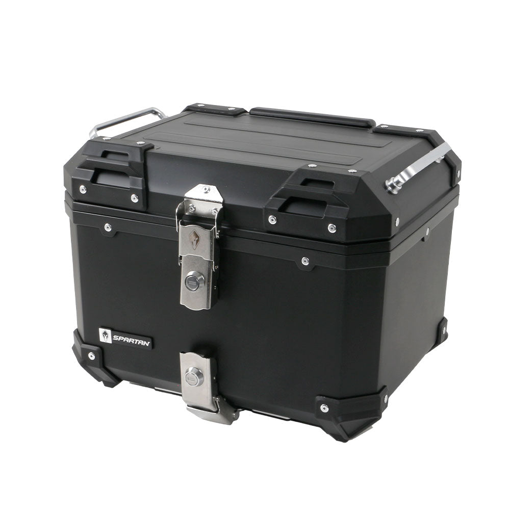 Maletero Spartan Cuadrado Aluminio 57 litros doble chapa