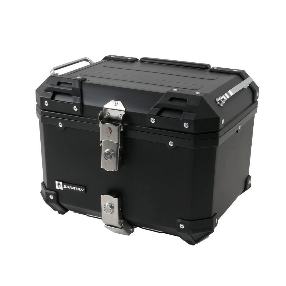 Maletero Spartan Cuadrado Aluminio 45 litros doble chapa