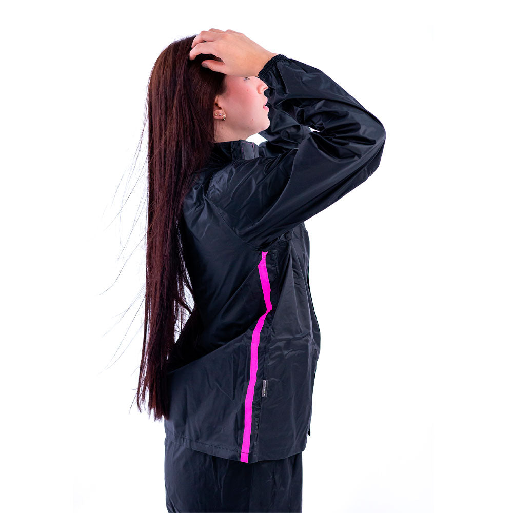 Traje impermeable para mujer motociclista Portable Plus Vetrox