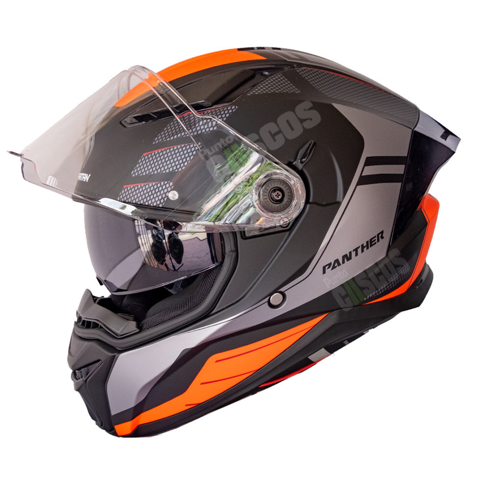 Casco integral Spartan Panther SV Prestige Naranja