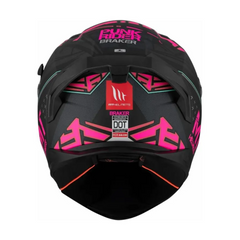 Casco integral MT Braker 2 Puck Rider Fucsia