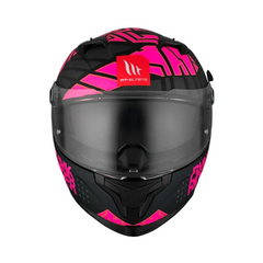 Casco integral MT Braker 2 Puck Rider Fucsia