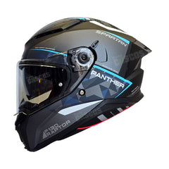 Casco integral Spartan Panther SV Raptor Azul