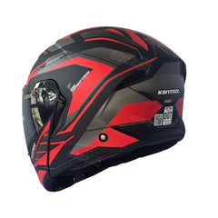 Casco Abatible KNT Trooper QRS Rojo
