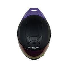 Casco Integral Shaft 502 Solid Negro Morado