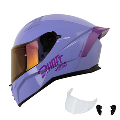 Casco Integral Shaft 504DV Solid Morado Lila