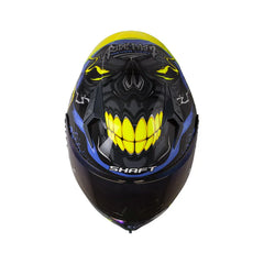Casco Integral Shaft 526 Bonemax Gris amarillo