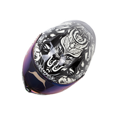 Casco Integral Shaft 526 Mozaik Blanco Negro